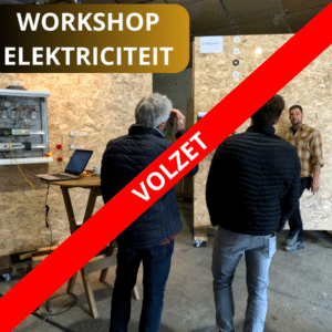 Workshop Elektriciteit voor de doe-het-zelver - een volledige dag - Datum: 25-04-2026