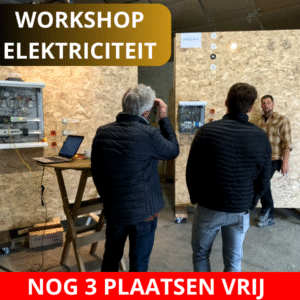 Workshop Elektriciteit voor de doe-het-zelver - een volledige dag - Datum: 09-05-2026