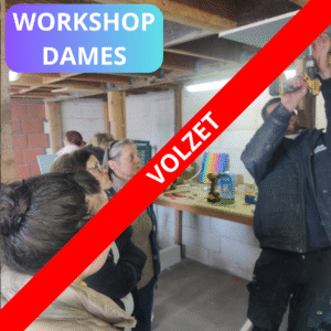 Namiddag Workshop leer boren en schroeven enkel voor dames Datum: 4 mei