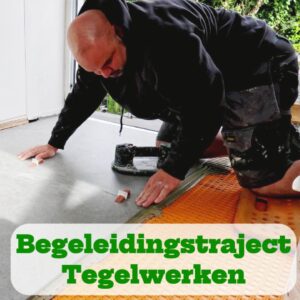 Plaats zelf je tegels met begeleiding van een professional